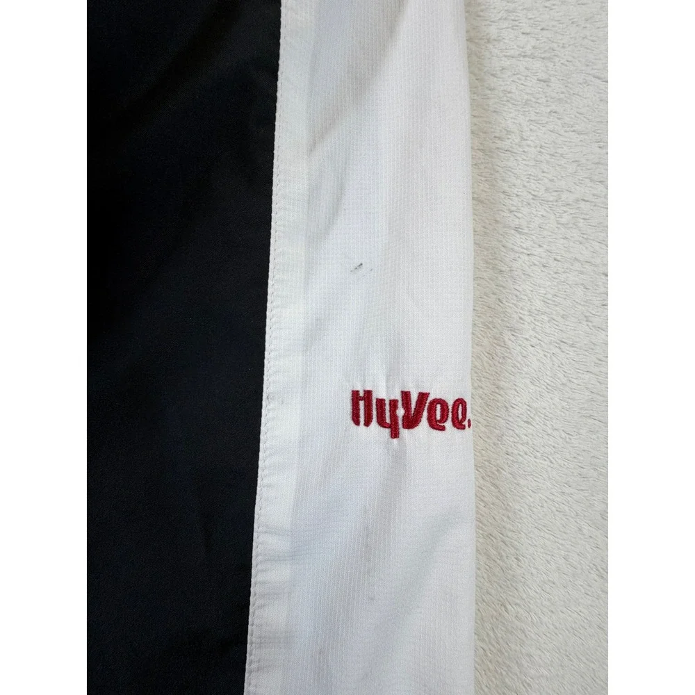 FootJoy DryJoys Mens XL Golf Windbreaker Jacket Red Black White 1/4 Zip Pullover